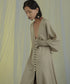 Drape Belted Deep V Cardigan